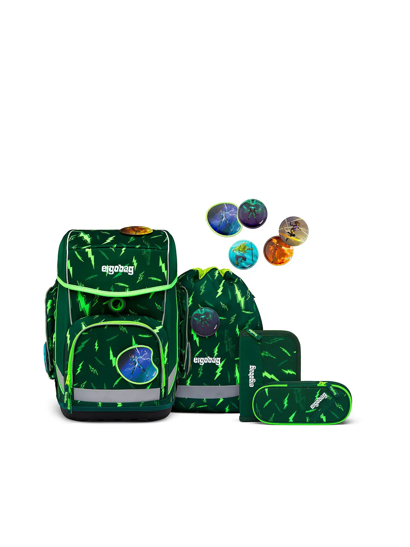 ERGOBAG | Schultaschen Set Cubo 5tlg Bärtastisch | 